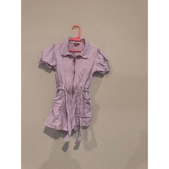 Vince Camuto Girls Purple Romper – Size 7 - Picture 1 of 3
